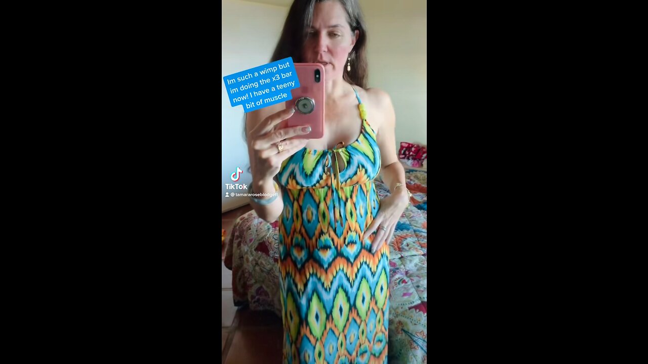 I love long dresses (thrifted of course)