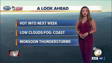 10News Pinpoint Weather with Meteorologist Angelica Campos