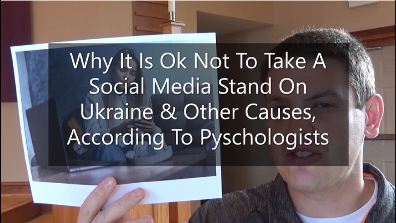 Why It Is Ok To Not Take A Social Media Stand on Ukraine & Other Causes, According to Pyschologists