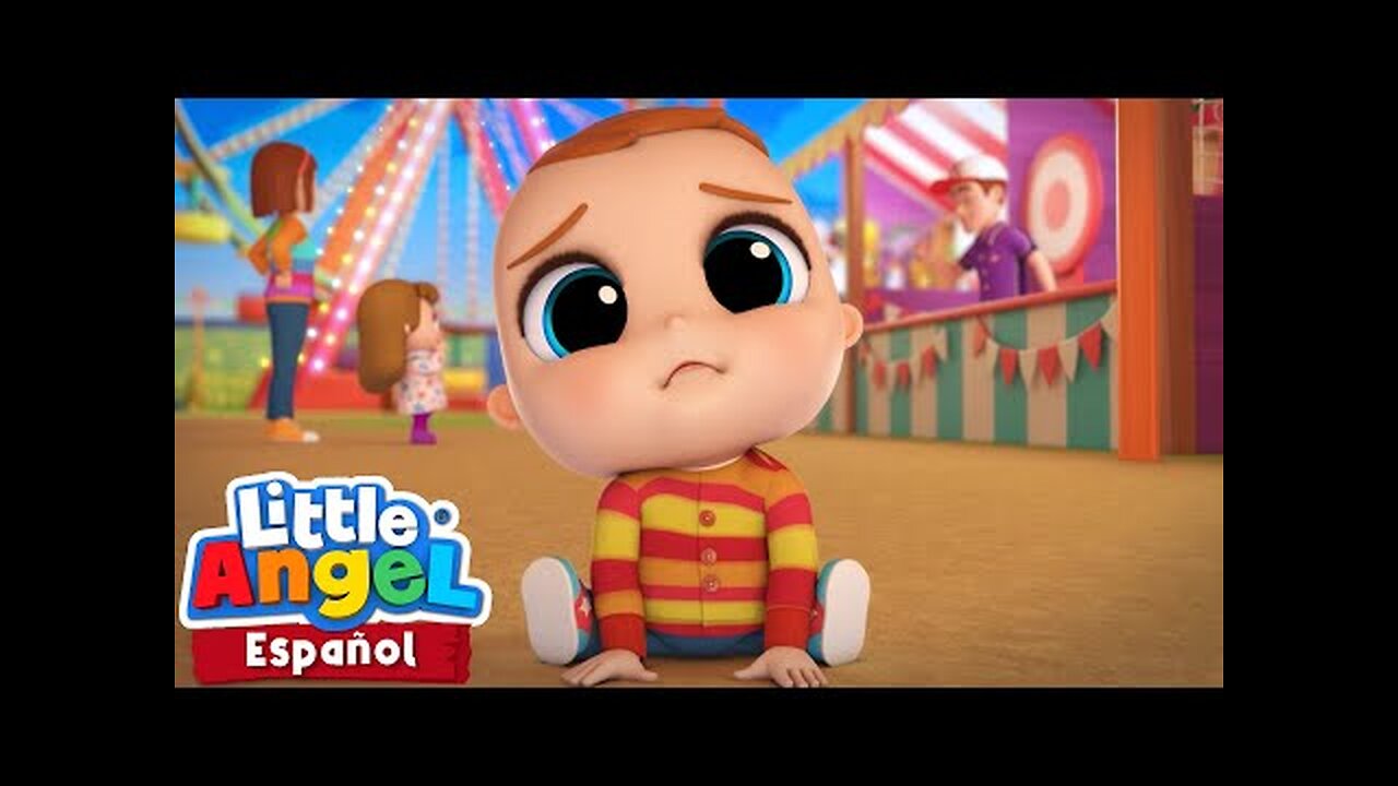 Bebé Juan se pierde en la feria | Caricaturas | Canciones Infantiles🎵| Little Angel Español