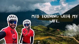 Resistance training in MTB with my wife 08 - 2022