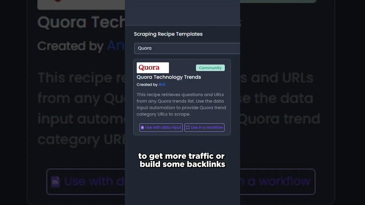 Scrape Quora, AppSumo & Job Sites in One-Click with Hexomatic!