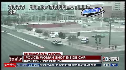 Woman shot inside car near downtown | Breaking news