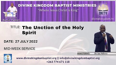 The Unction of the Holy Spirit (27/07/22)