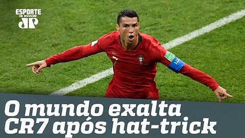 MONSTRO! O mundo EXALTA CR7 após hat-trick na ESPANHA!