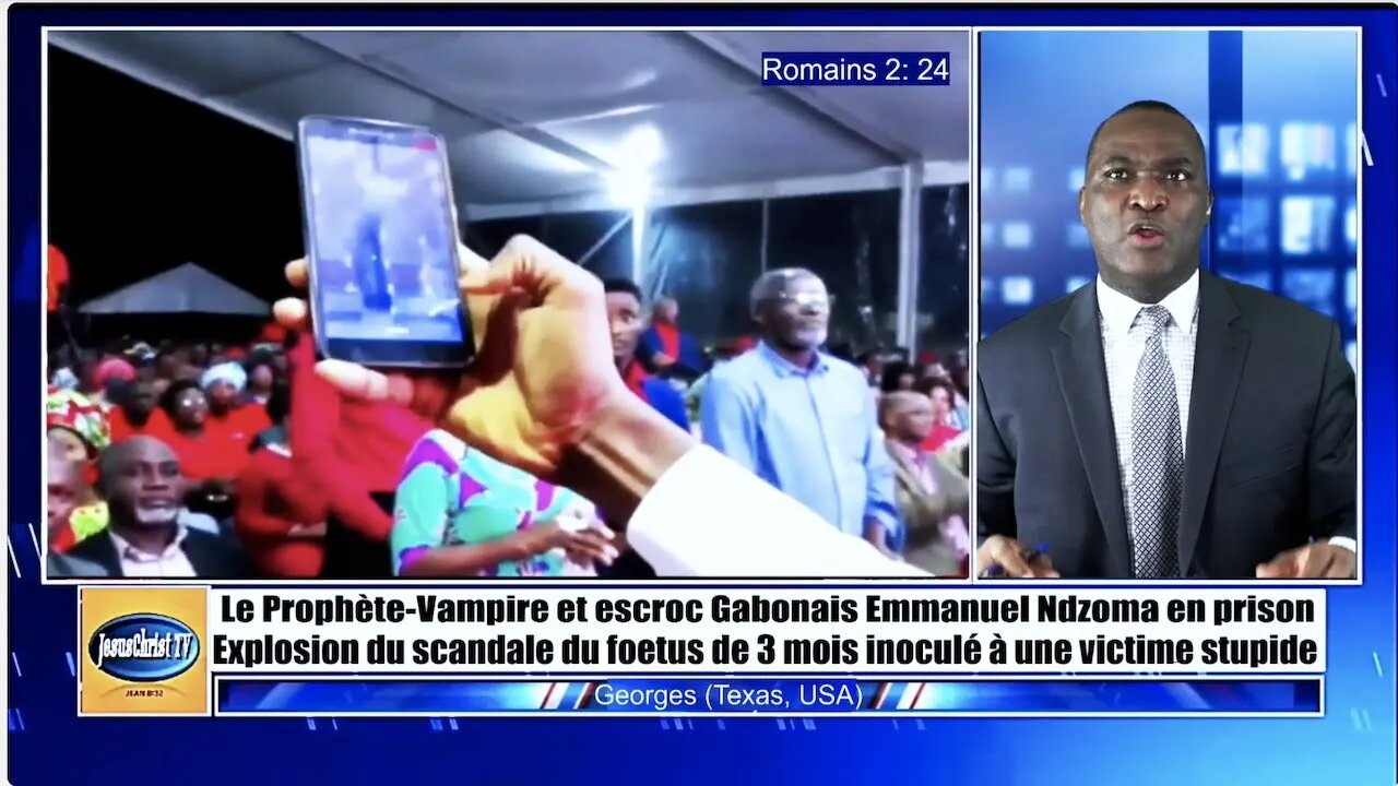 FLAGRANTE ESCROQUERIE du Prophète-Vampire Gabonais Emmanuel Ndzoma avec le DEBLOCAGE DE TELEPHONE