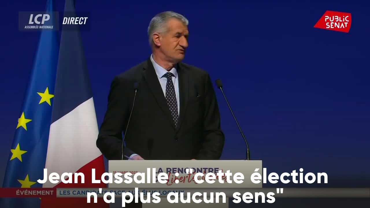 "Cette élection ne ressemble plus à rien": Jean Lassalle envisage de renoncer