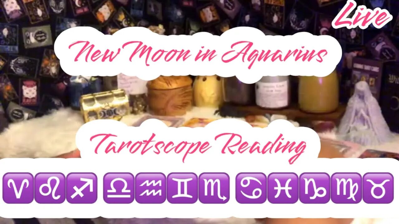 New Moon in Aquarius Tarotscope Reading 🔮All Zodiac Signs