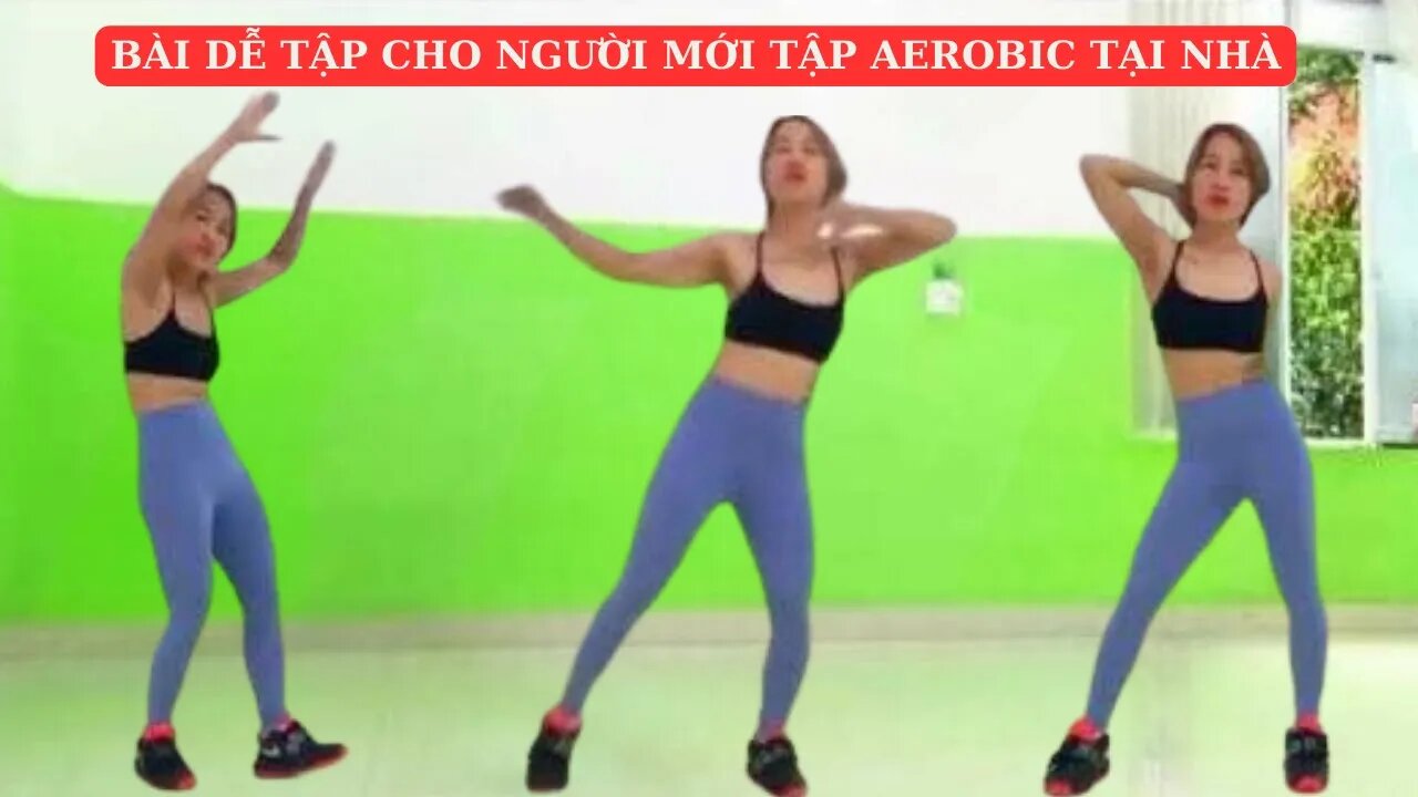 Aerobic giảm mỡ bụng Bài dễ tập cho người mới tập tại nhà