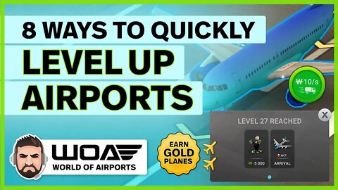 8 Ways to Quickly Level Up in World of Airports - Get Gold Planes Faster