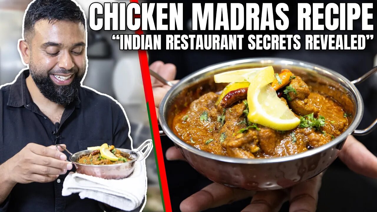 Authentic CHICKEN MADRAS Recipe | Spicy British Indian Restaurant Style | Latifs Inspired