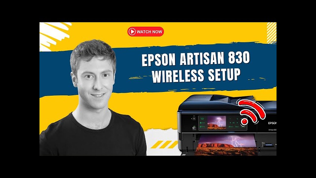 How to Do Epson Artisan 830 Wireless Setup?