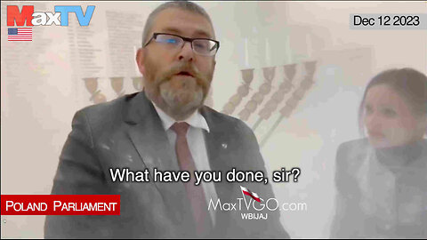 Posel Braun gasi Hanukija w #Sejm PRLU - z MaxTVGO.com