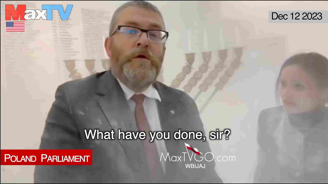 Posel Braun gasi Hanukija w #Sejm PRLU - z MaxTVGO.com