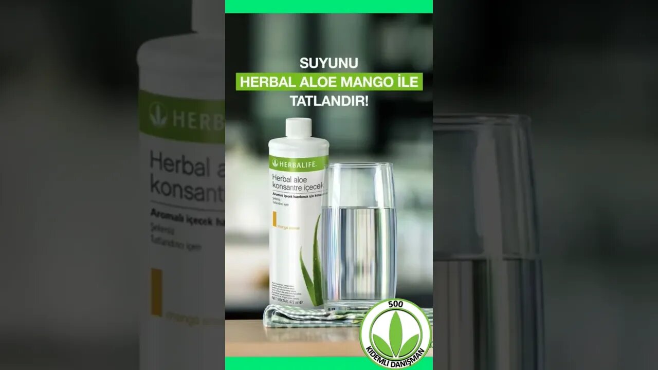 suyunu herbal Aloe Mango ile Tatlandir #shorts