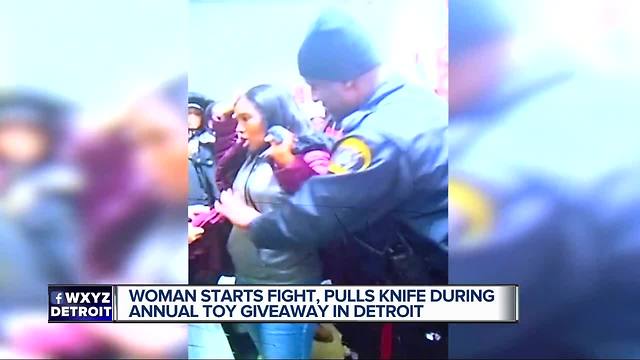 Massive brawl erupts at Christmas toy giveaway in Detroit