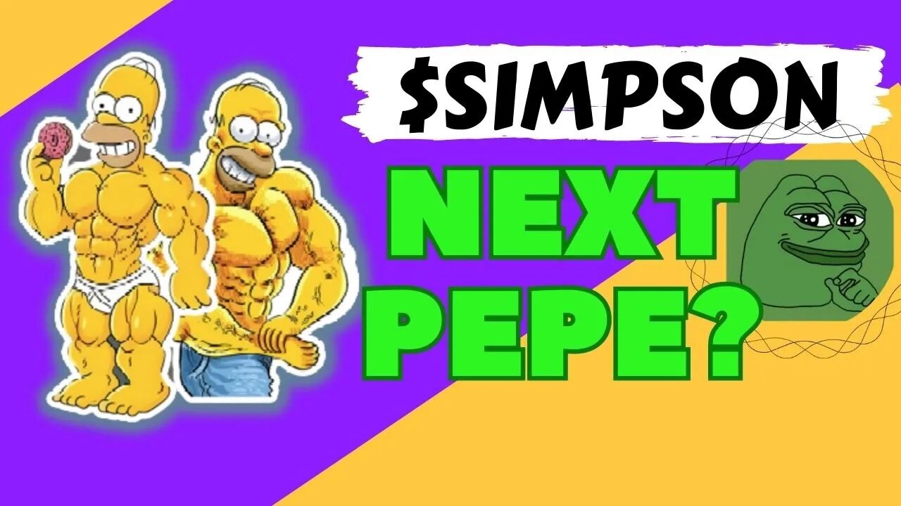 Homer SIMPSON Crypto Coin is the next PEPE? Maybe Yes!