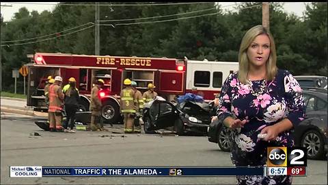 1 injured in head-on collision on Rt. 1 in Bel Air