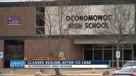 Oconomowoc High School to reopen Monday following carbon monoxide scare