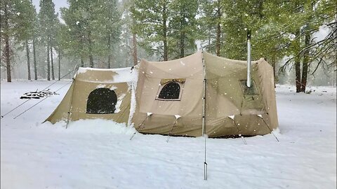 March 11th Livestream - Big Tent Deployed, Ready for Multi-Day Snowstorm!!