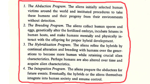 The Alien Agenda