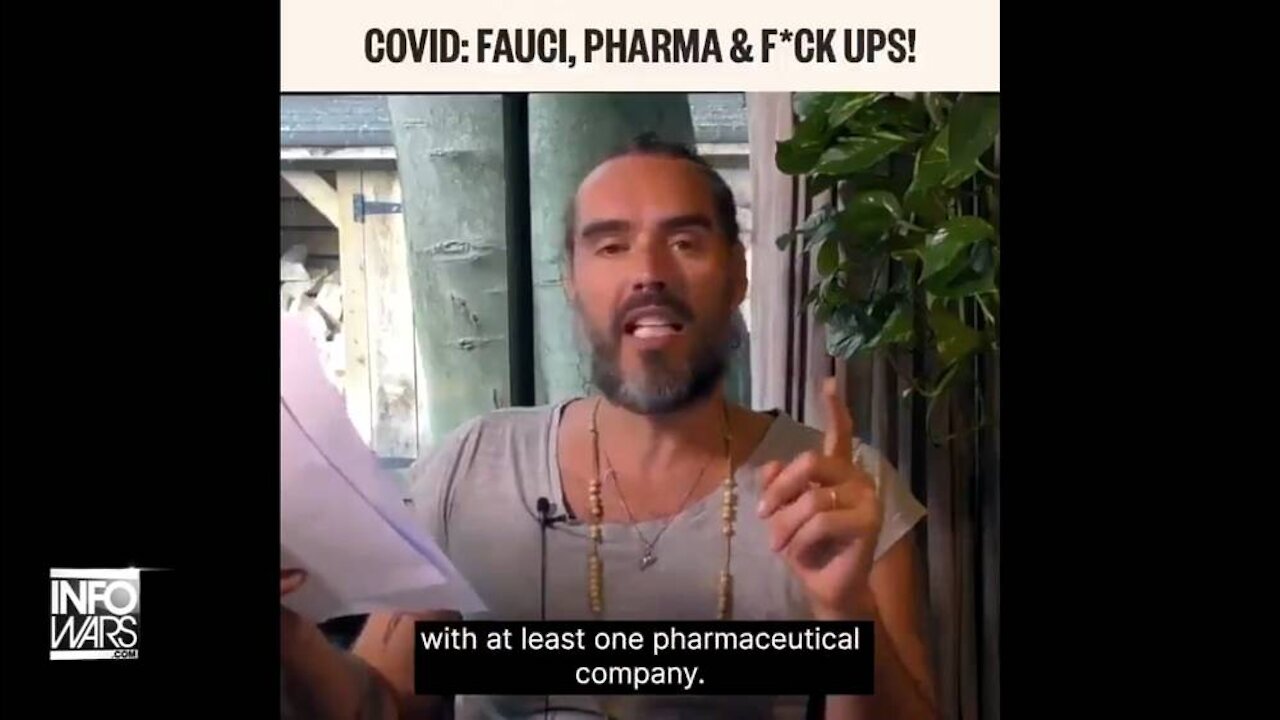 VIDEO: Russell Brand Exposes Connection Between Big Pharma And MSM