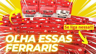 Miniaturas premium da Ferrari Bburago Será que a Ferrari volta para Hot Wheels?