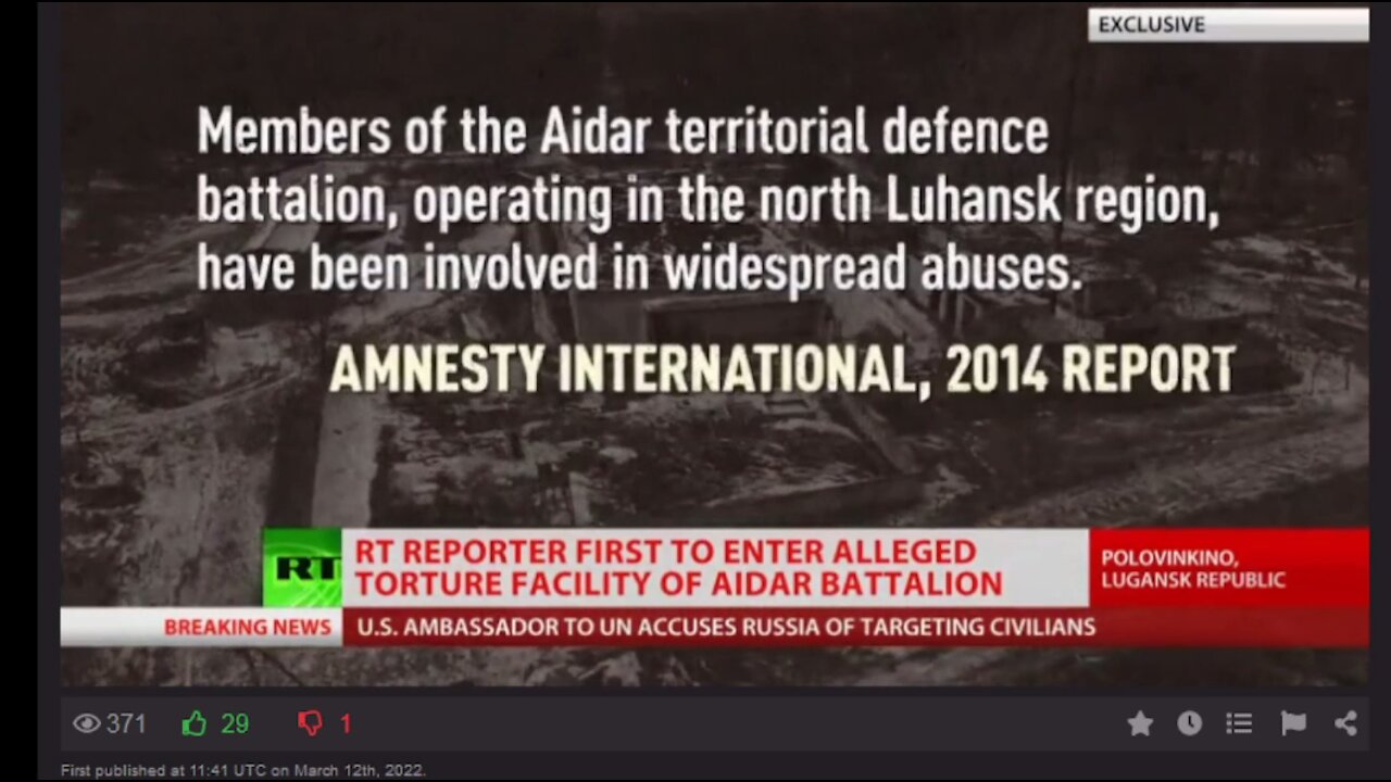 RT VISITS ALLEGED AIDAR BATTALION PRISON IN LPR C09