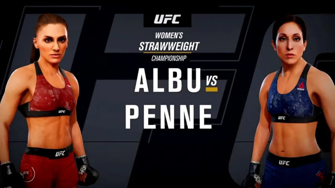 EA Sports UFC 3 Gameplay Jessica Penne vs Alexandra Albu