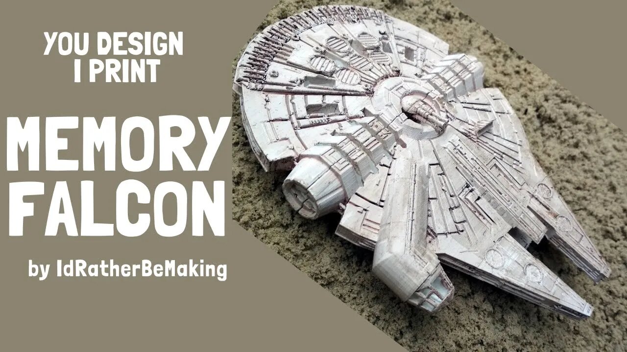 You design I print: Memory Falcon by IdRatherBeMaking