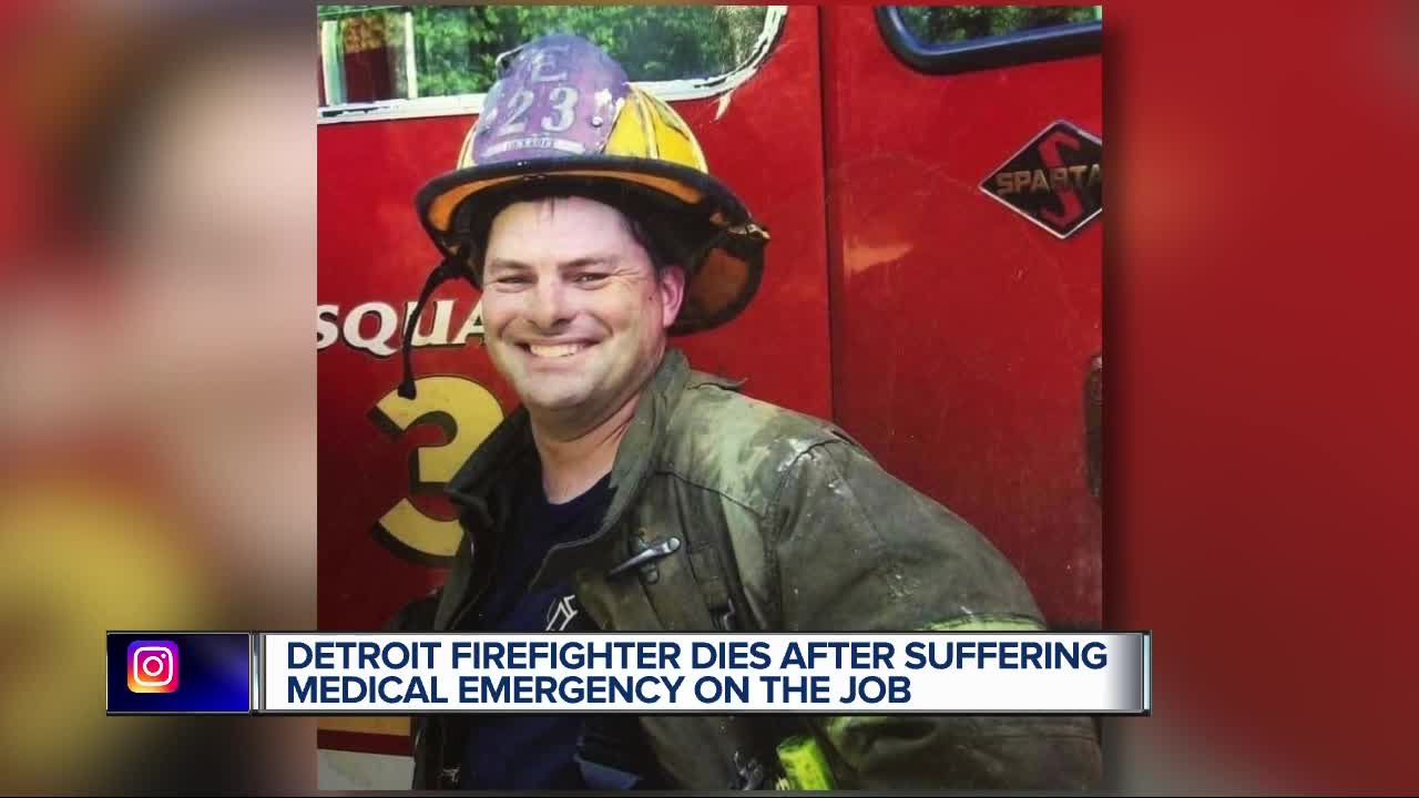 Detroit firefighter dies after suffering medical emergency