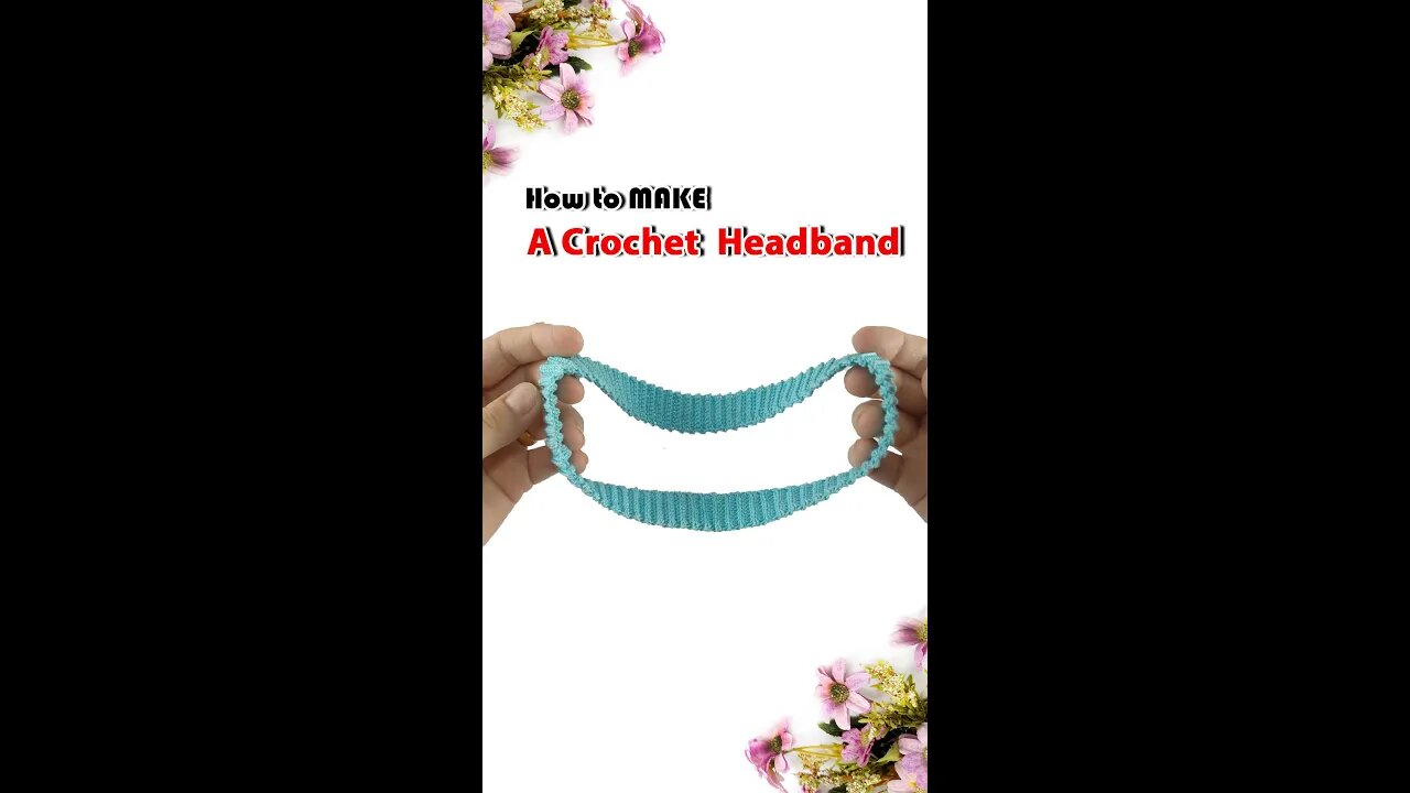 How To Make A Crochet Headband #shorts