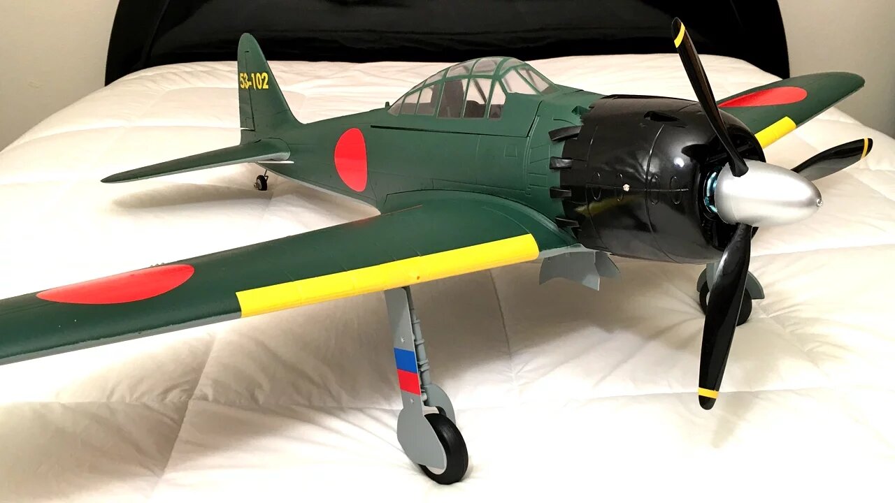 Unboxing Only - HSD Zero Fighter 1100MM RC Plane Japanese WWII Warbird