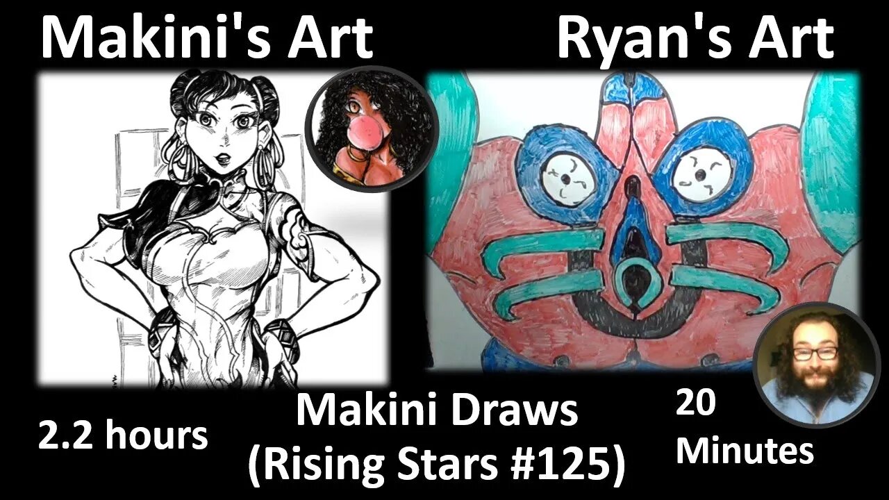 Makini Draws (Rising Stars #125) [With Bloopers]