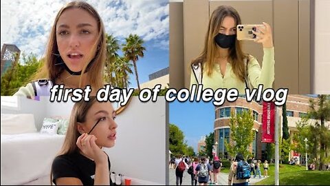 VLOG: My first day of college