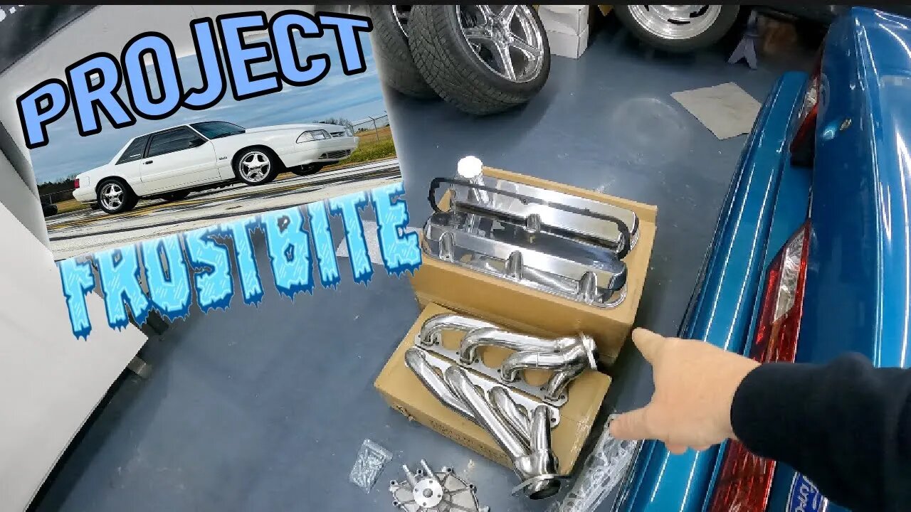 Our giveaway project fox body gets some new parts!