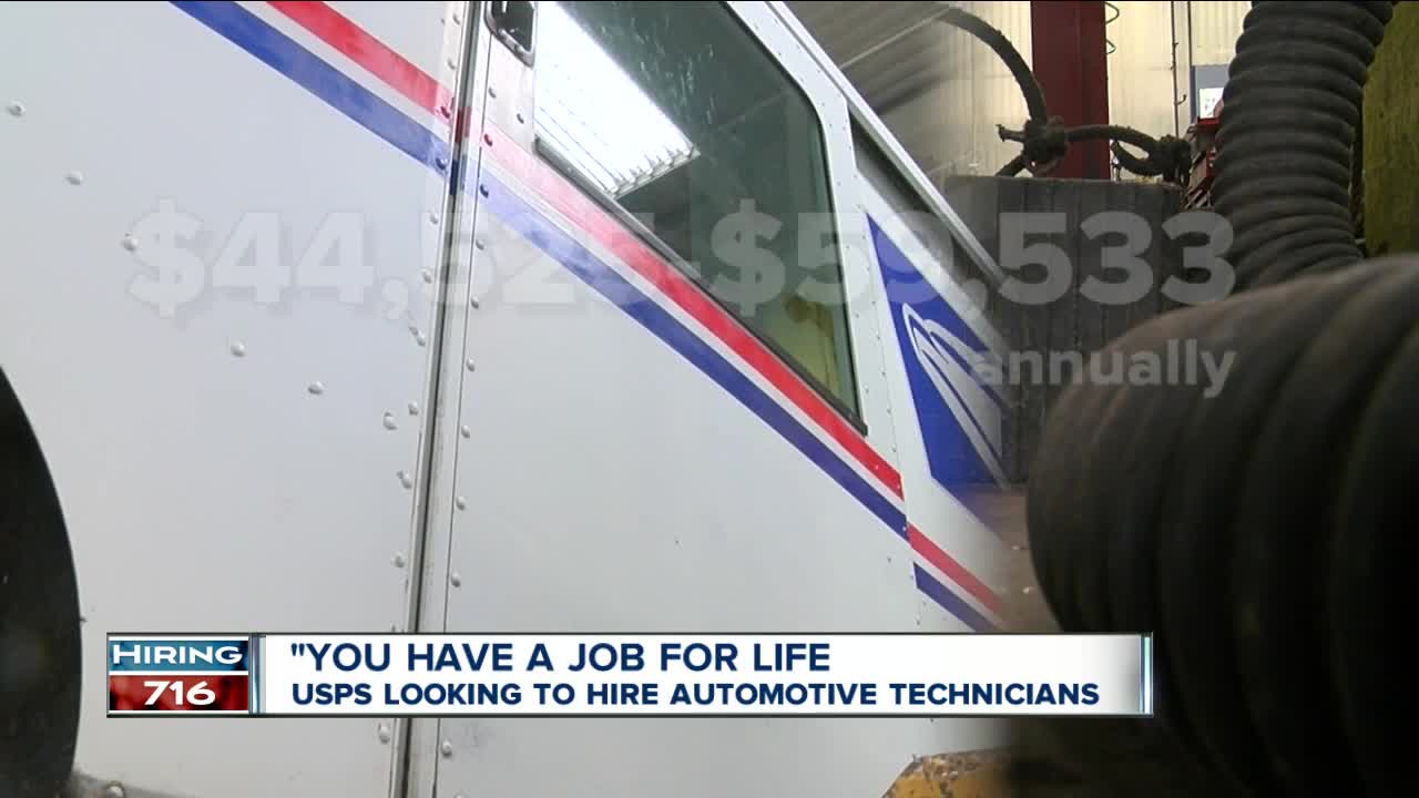 USPS looking to hire automotive technicians