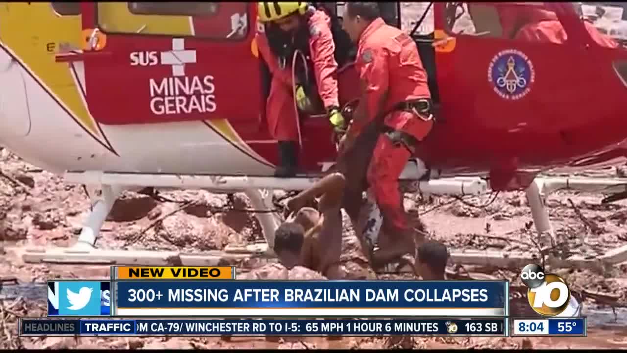 300+ Missing After Brazilian Dam Collapse