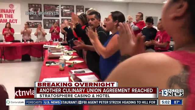 UPDATE: Culinary Union reaches agreement with Stratosphere