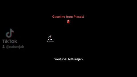 Gasoline from Plastic! #naturejab #pyrolysis #plastic #viral