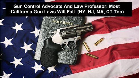 90% OF GUN LAWS IN CA, NY, NJ, MA AND OTHER DEEP BLUE STATES ARE GOING TO FALL