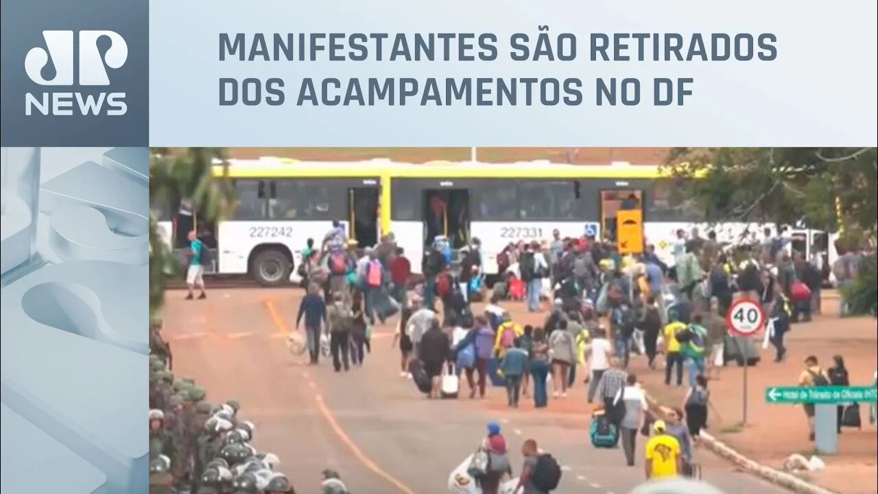 PM e Exército desocupam acampamento no Distrito Federal