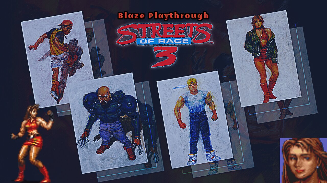 Streets of Rage 3 Longplay with Blaze Fielding | Retro Sega Genesis/Mega Drive Beat 'Em Up Adventure