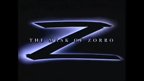 THE MASK OF ZORRO (1998) Trailer [#VHSRIP #themaskofzorro #themaskofzorroVHS]