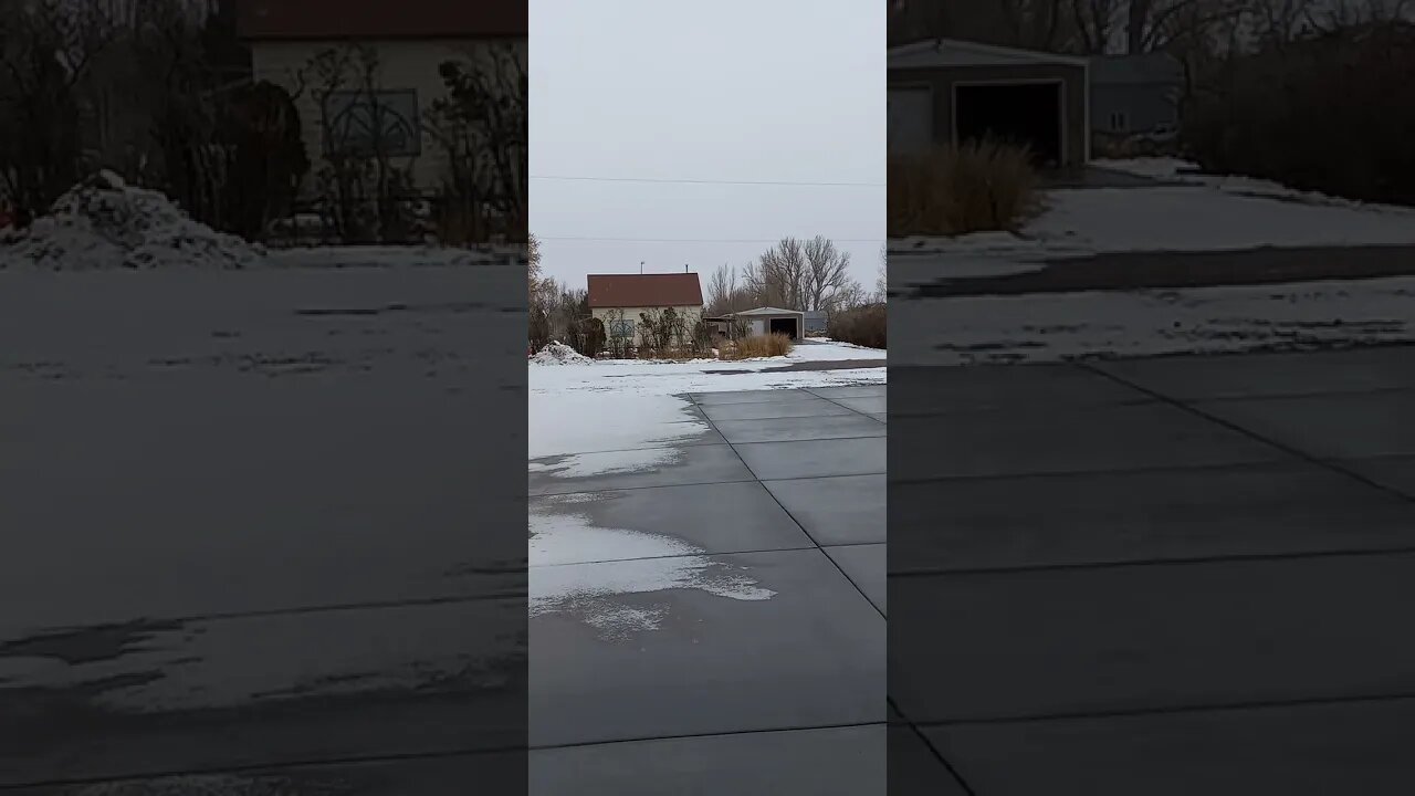 No. 888 – It's Snowing But The Salt Is Working #shorts