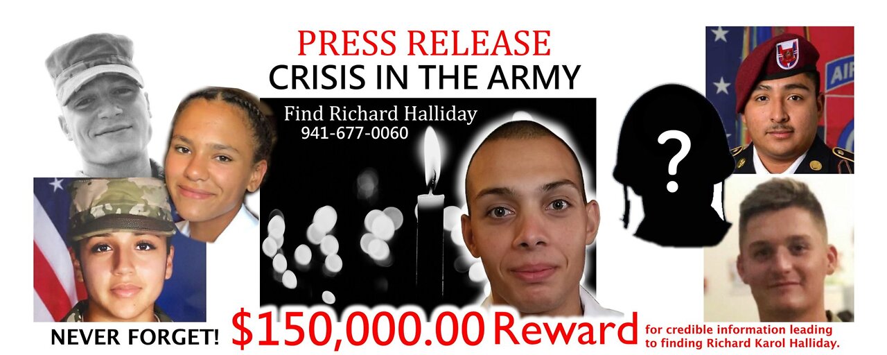 Army Whistleblower Murdered? Find Richard Halliday Mirror Stream