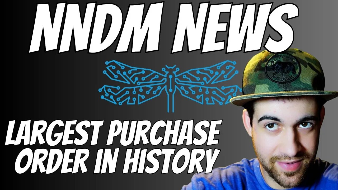 NNDM Stock News - Largest Purchase Order In History! Nano Dimension Update