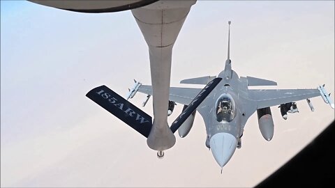 Ariel Refueling Mission During Accurate Test 22