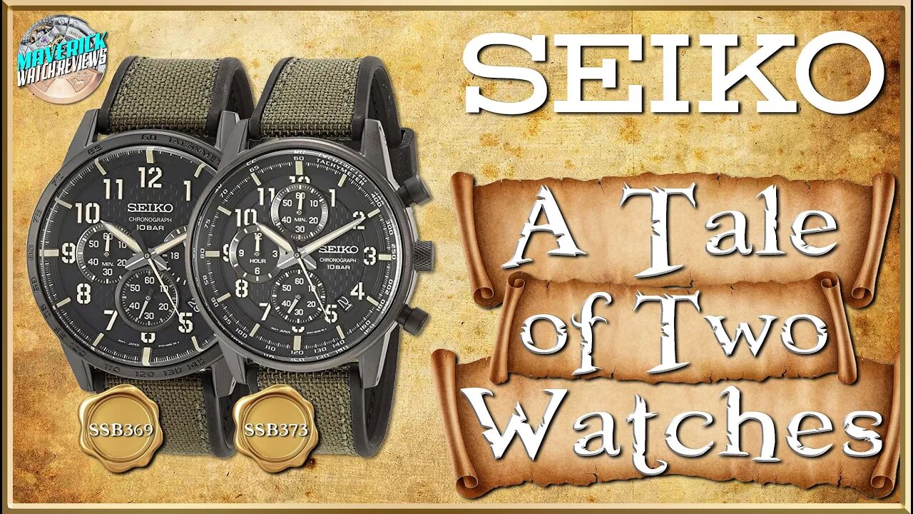 A Tale of Two Watches! | Two Almost Identical Seiko Chronographs SSB369 And SSB373 Unbox & Review