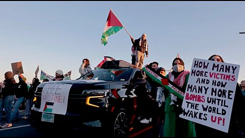 Israel-Hamas ceasefire protest,BAY BRIDGE PROTEST